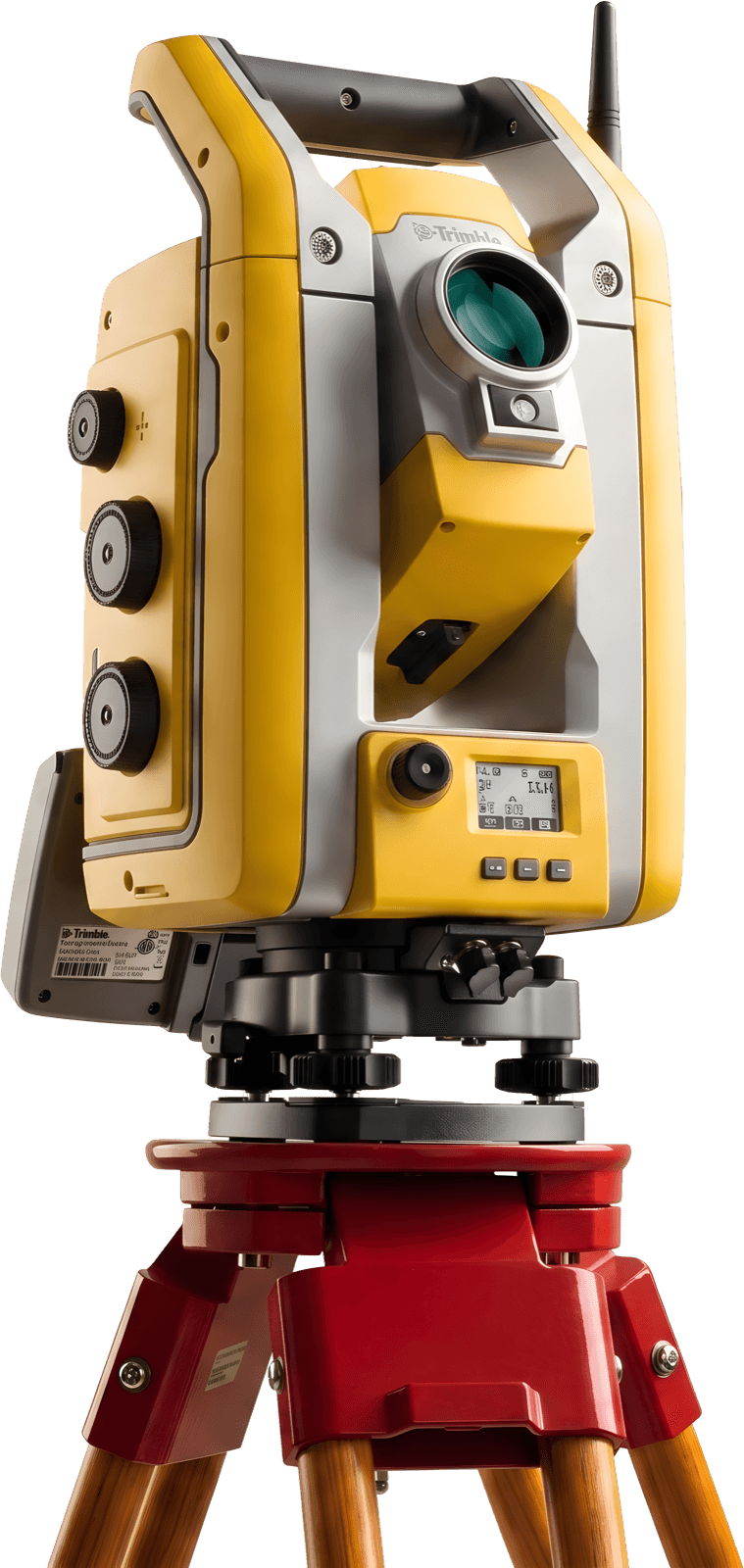 Trimble robotic total station on a tripod